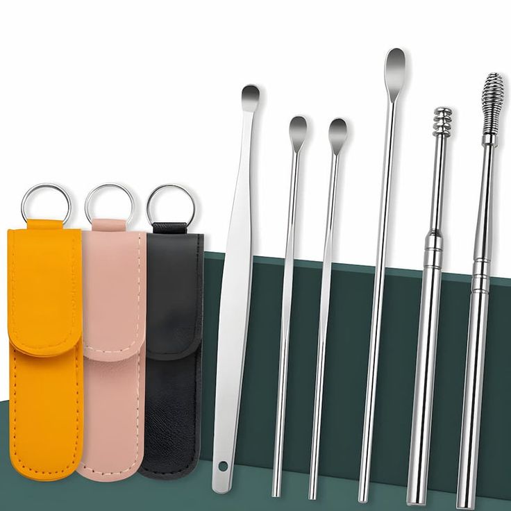 6PCS Stainless Steel Ear Pick Cleaning Tools