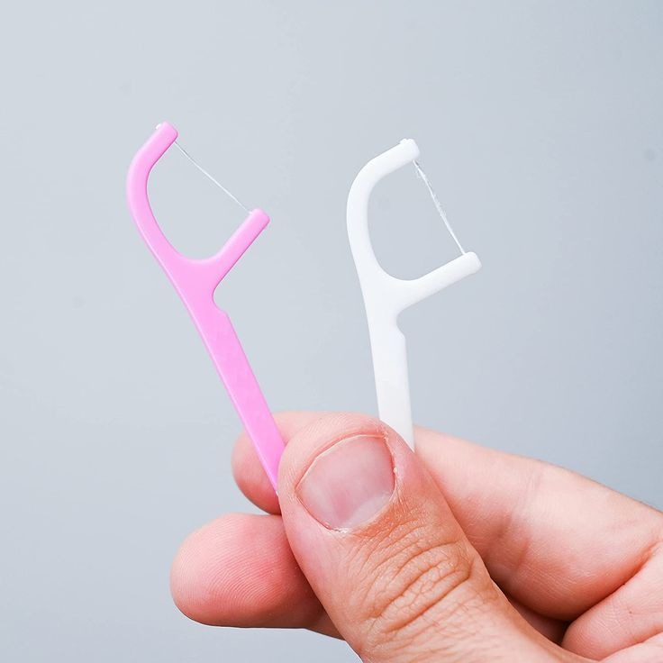 25pcs Disposable Floss Toothpicks