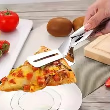 Stainless steel food tongs