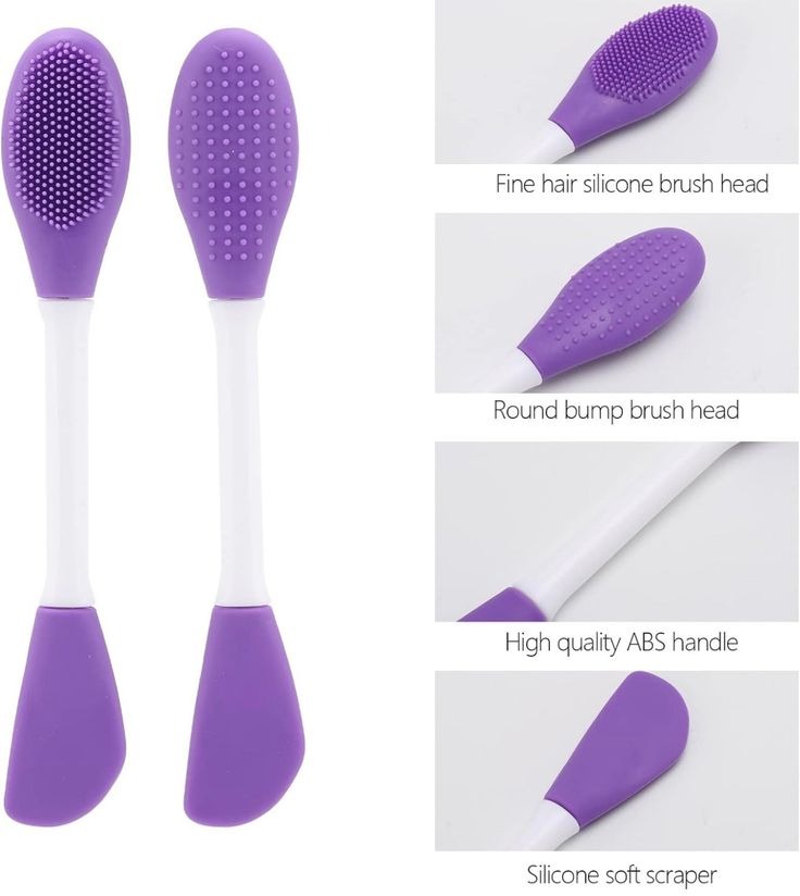 2 pc  2 in 1 Face Mask Brush