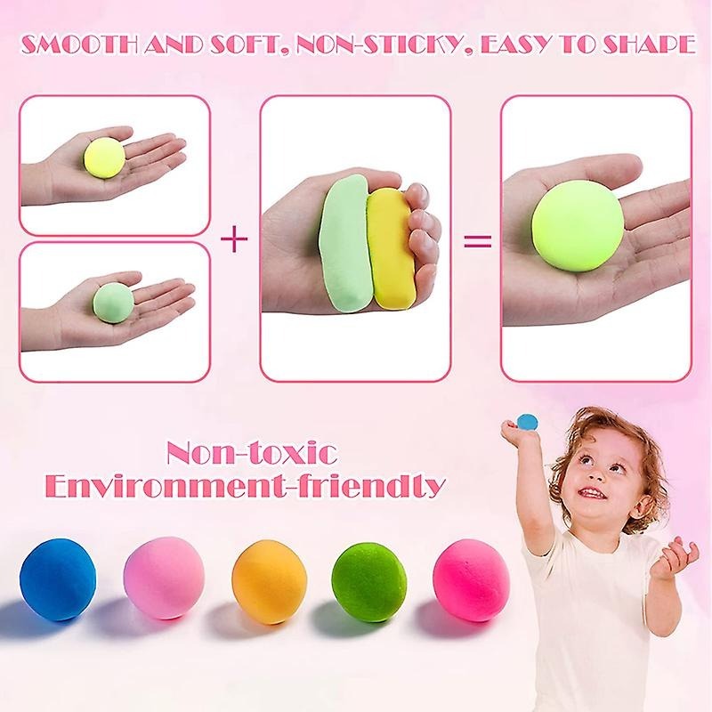 24 Air Dry Clay for Kids