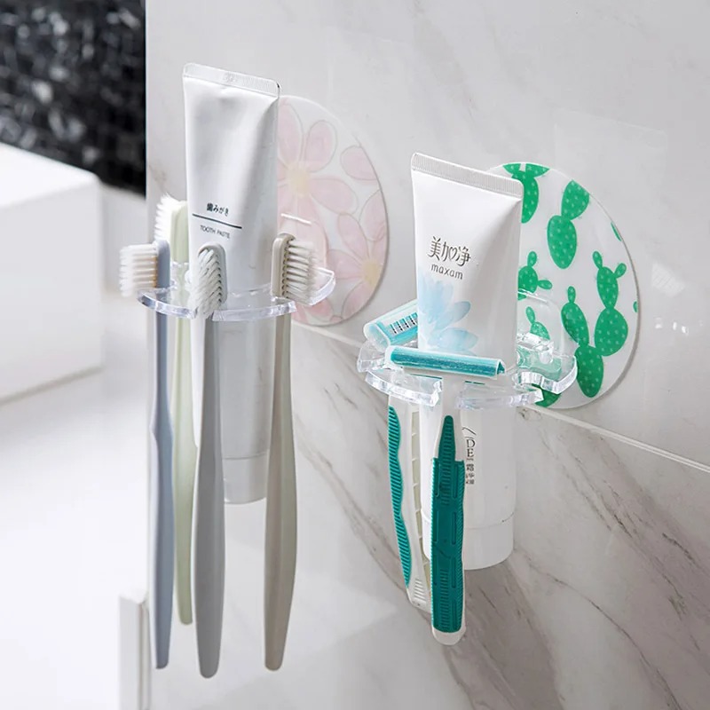 Toothbrush Holder Bathroom Creative Wall
